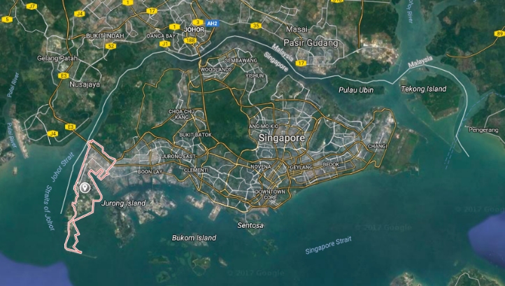 Tuas planning area in the west of Singapore will host the new water reclamation plant